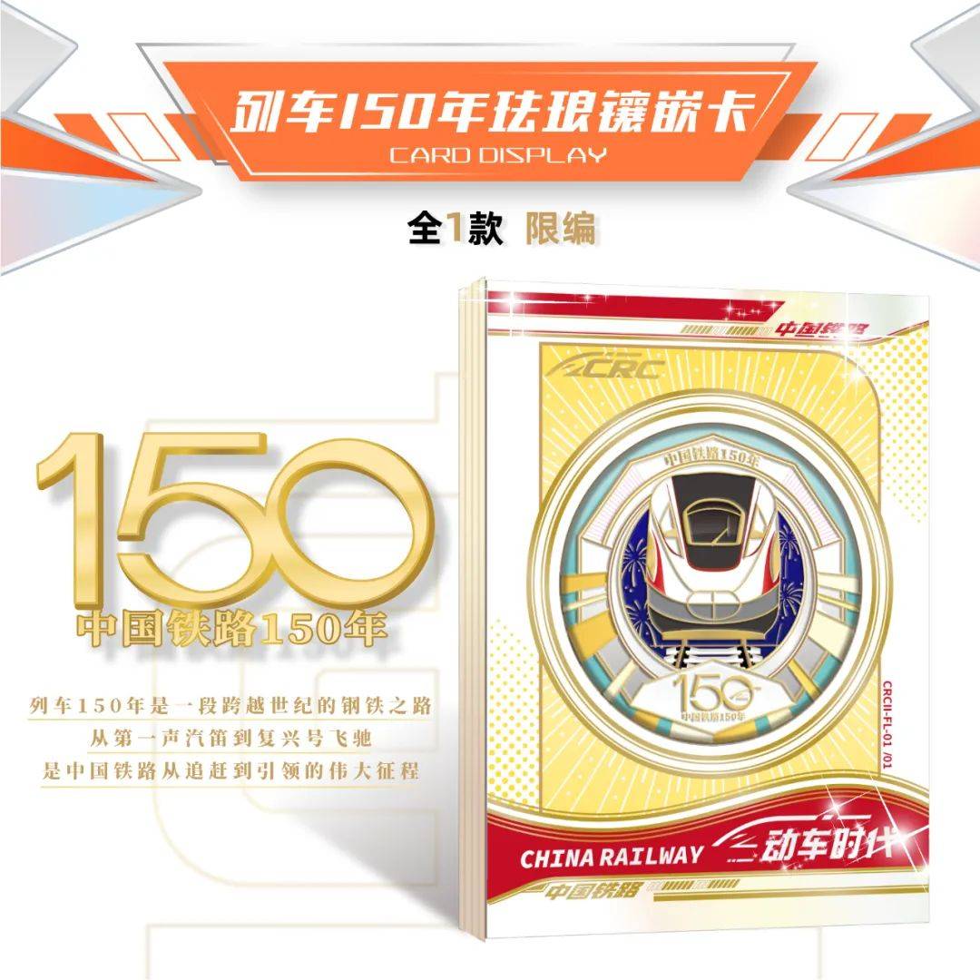 动车时代限量珍藏卡火车迷的宝藏卡牌！pg模拟器试玩新品上市｜中国铁路-(图2)
